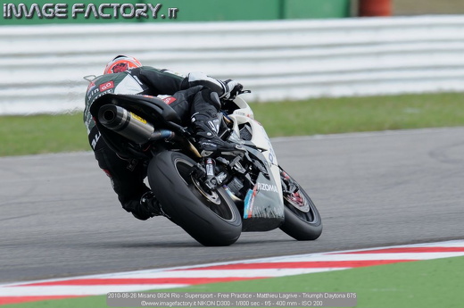 2010-06-26 Misano 0824 Rio - Supersport - Free Practice - Matthieu Lagrive - Triumph Daytona 675